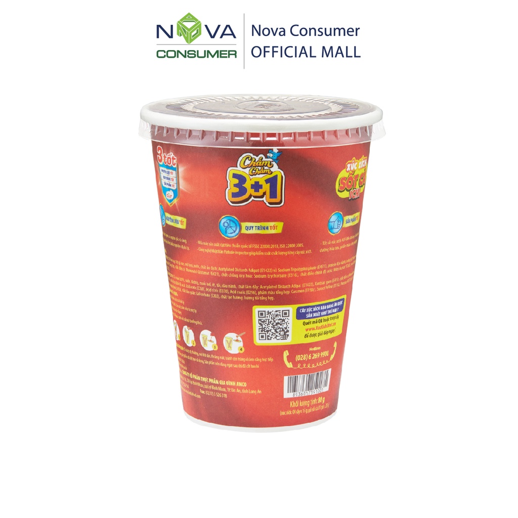 Xúc Xích Xuxifarm Chấm Chấm Sốt Cà Ichi (15g x 4 cây) - origional 3 cây | BigBuy360 - bigbuy360.vn