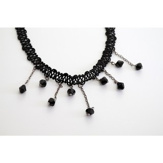 Vòng cổ chocker đính đá mẫu mới