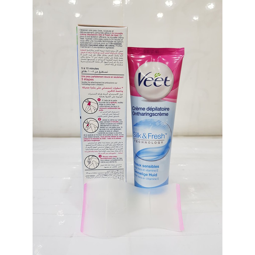 Kem Tẩy Lông VEET Silky Fresh 100g Pháp Mẫu Mới | BigBuy360 - bigbuy360.vn