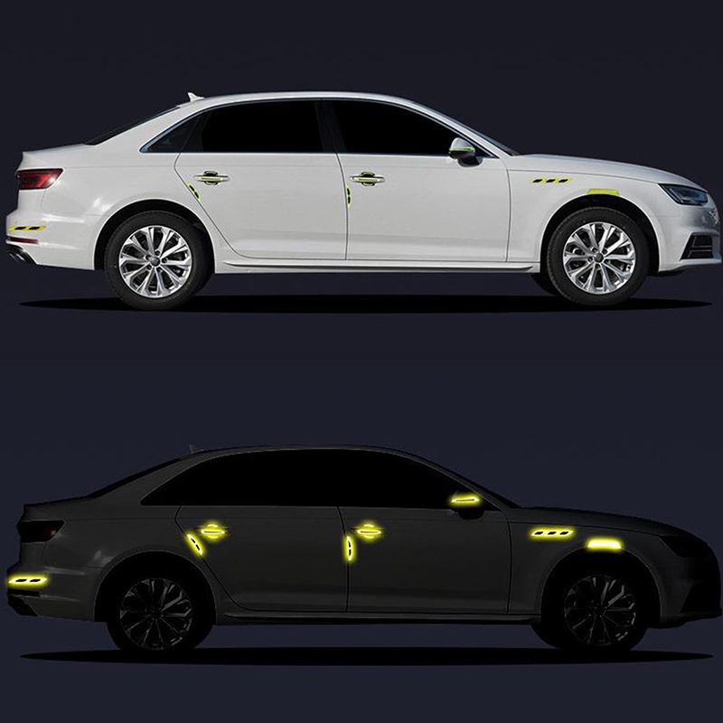 Miếng Dán Phản Quang Chống Trầy Xước Cho Tay Cầm Cửa Xe Hơi