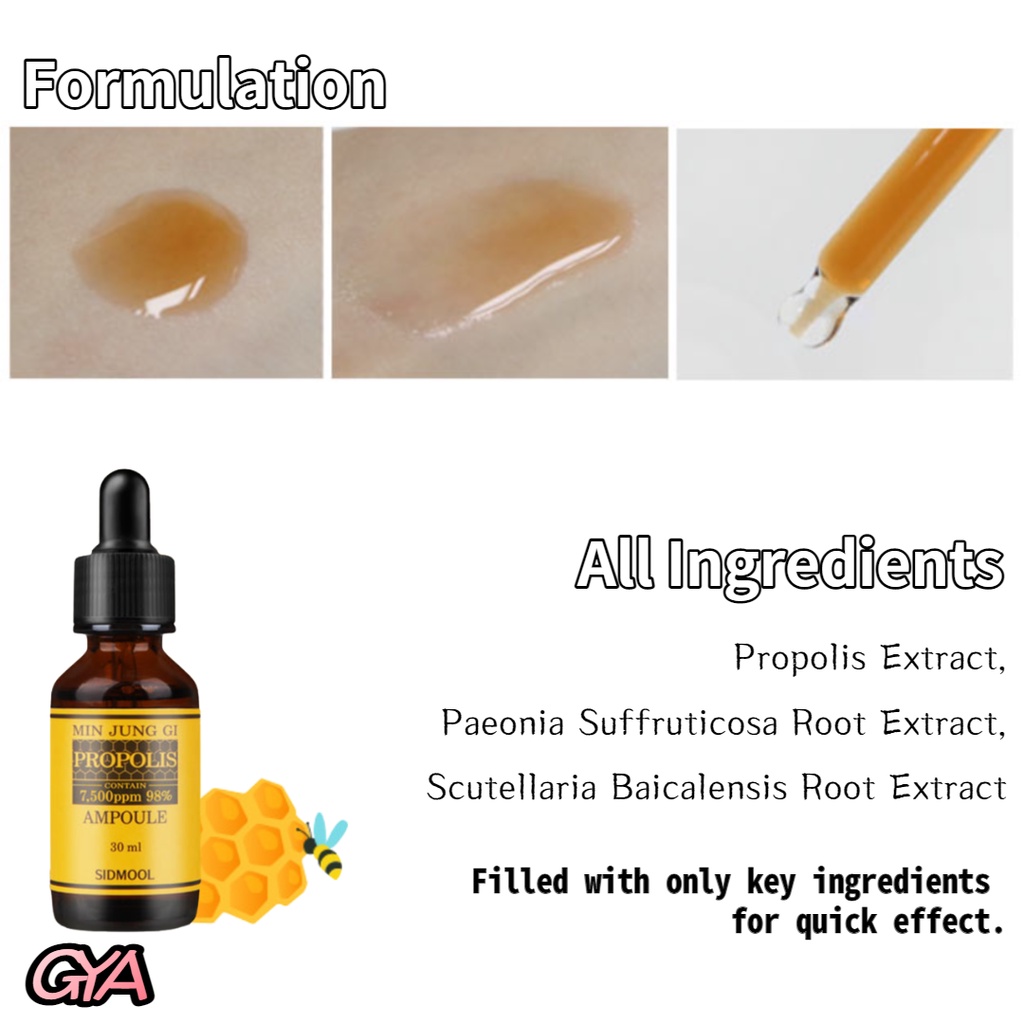 MIN JUNG GI Propolis Ampoule 5,000ppm / 7,500ppm