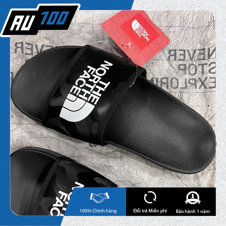Dép The North Face Base Camp Slide III Black Camo Fullbox
