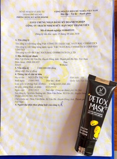 Thải độc da detox Mask