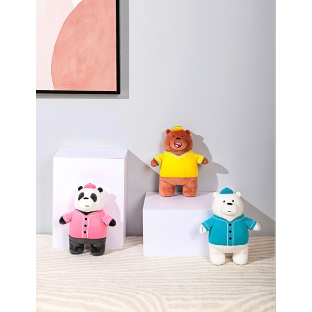 Miniso Đồ Chơi Nhồi Bông Hình we bare bears