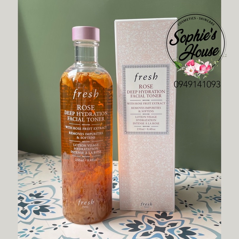 FRESH Rose Deep Hydration Toner - Toner dưỡng ẩm sâu từ hoa hồng