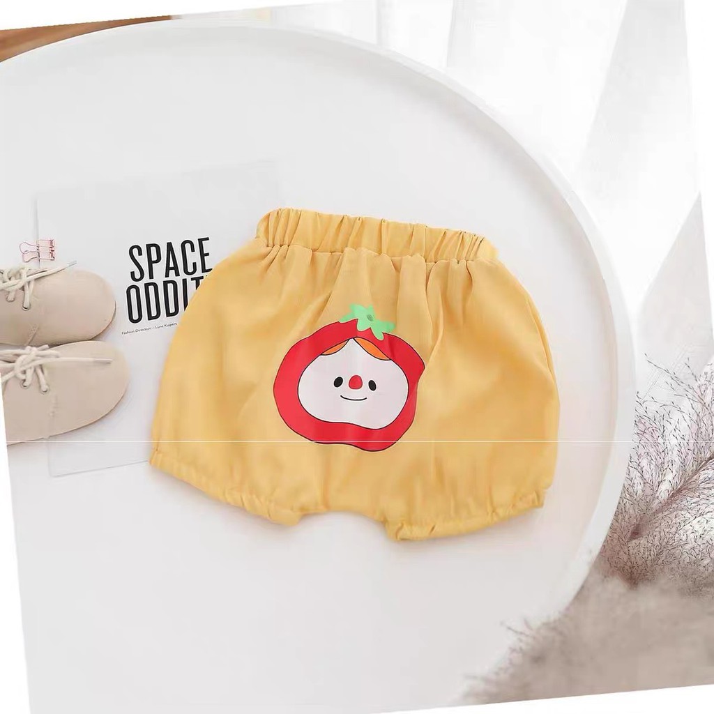 Quần Đùi Cho Bé Trai Bé Gái Hàn Quốc, Quần Chip Trẻ Em Chất Cotton Từ 0-5 Tuổi Abee Store SIze 0-17kg QD1