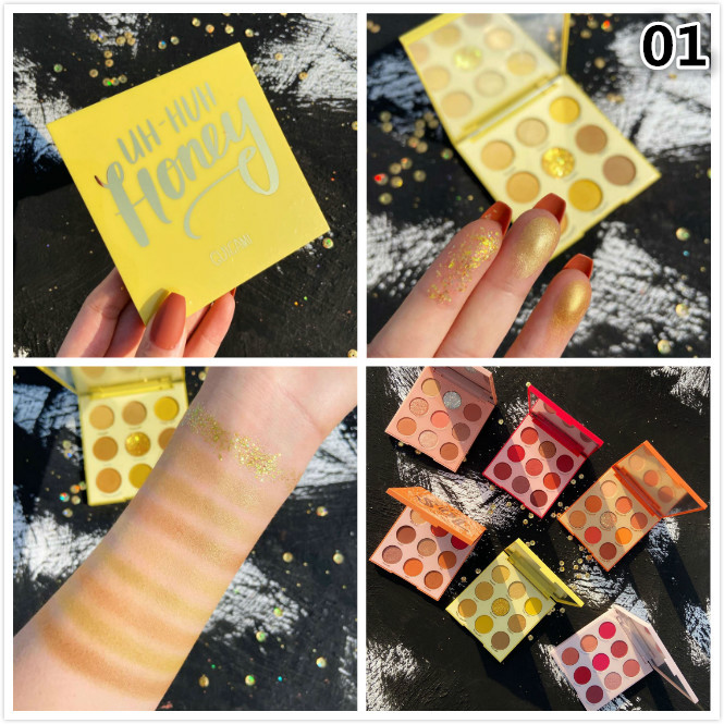[Hàng mới về] Bảng phấn mắt Guicami 9 màu thời trang Hàn Quốc cho người mới bắt đầu