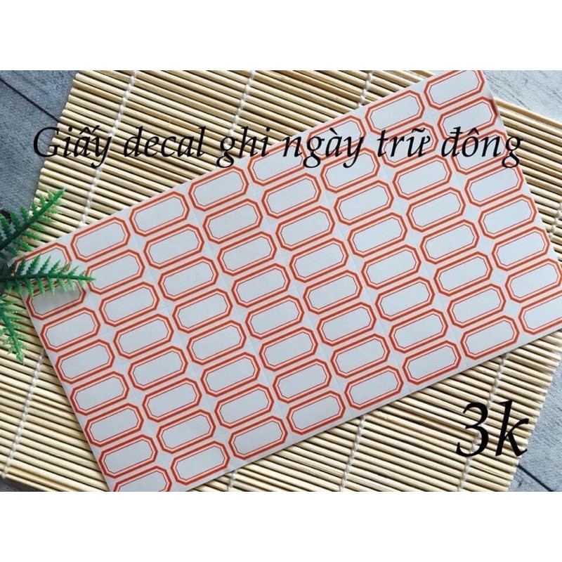 Giấy ghi chú lọ chiết, học tập, dán giá sản phẩm, ngày trữ đông thức ăn