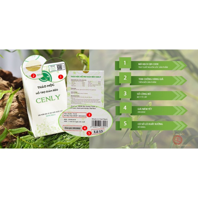[Mã COSSALE30 hoàn 8% xu đơn 500K] Thảo Mộc Giảm Cân Cenly 30 VIÊN ( TẶNG QUÀ) | BigBuy360 - bigbuy360.vn