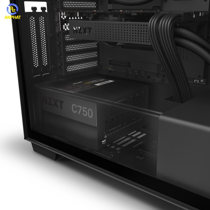 Nguồn Máy Tính Công Suất 750W NZXT C750 GOLD PLUS - Full modular