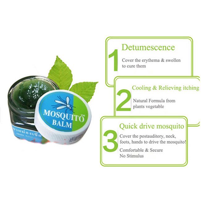 Sáp muỗi đốt an toàn cho bé Green Balm Mosquito Brand