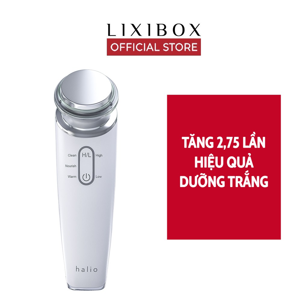 [MÃ LIXI100K GIẢM 100K] Máy Đẩy Tinh Chất Dưỡng Trắng Halio Ion Cleansing & Moisturizing Beauty Device