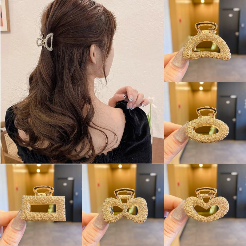 Kẹp tóc kim loại nhỏ đơn giản thời trang