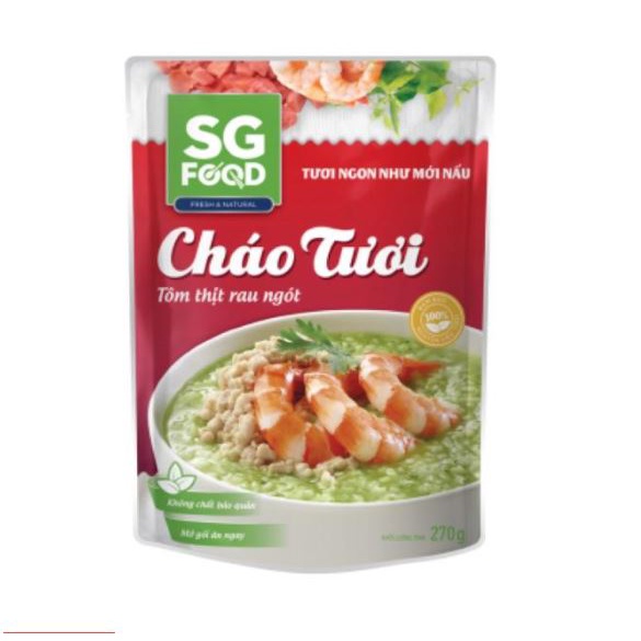 Cháo Tươi SG Food 240g (Trên 1 Tuổi)