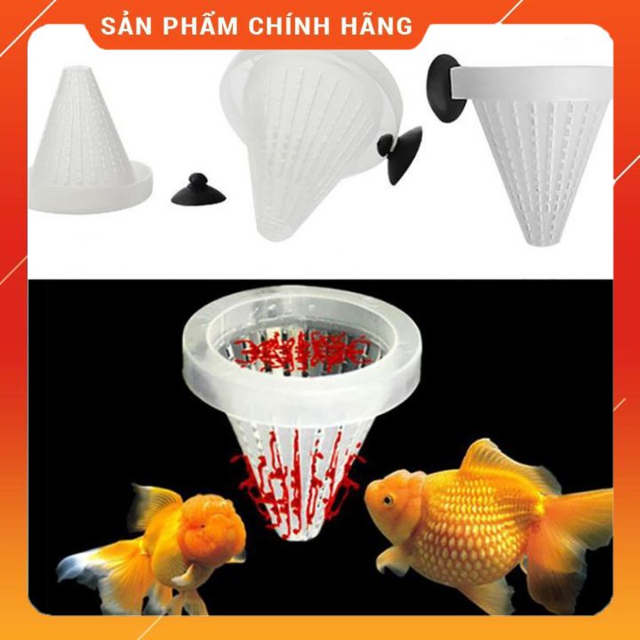 Rọ đựng thức ăn cho cá cảnh | Phễu đựng trùn chỉ, giun - Giỏ đựng thức ăn cho cá