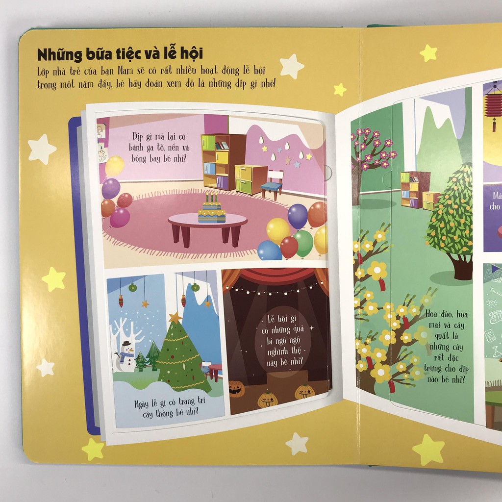 Sách - Lift The Flap - Lật mở khám phá - At the nursery School - Ở Nhà Trẻ