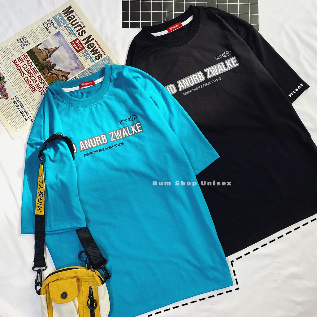 Áo Thun Ulzzang Nam ZWALKE - TTL662 - Áo Phông Tay Lỡ Form Rộng Unisex Đơn Giản - Chất Thun Cotton Mát | BigBuy360 - bigbuy360.vn