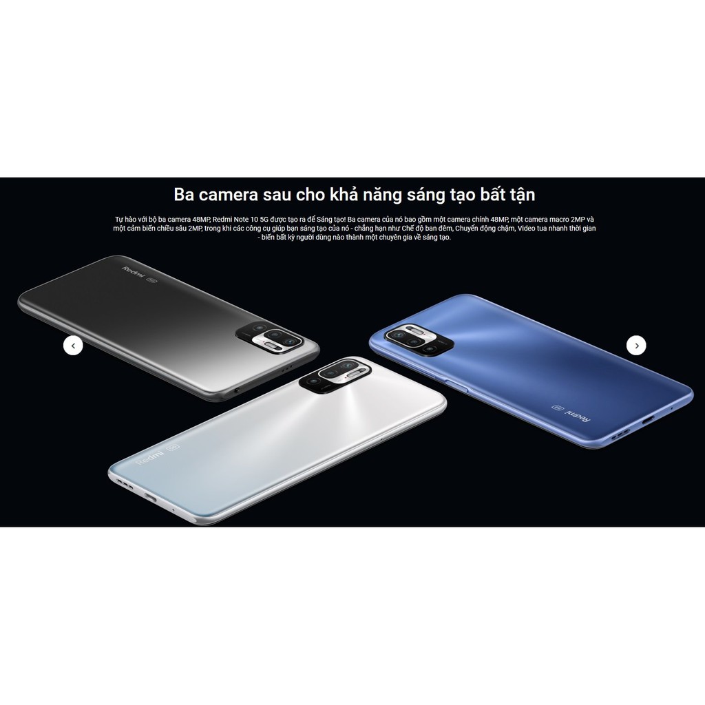 Điện thoại Xiaomi Redmi Note 10 5G - Chính Hãng Phân Phối Của Digiworld Nguyên Seal chưa Active ! | BigBuy360 - bigbuy360.vn