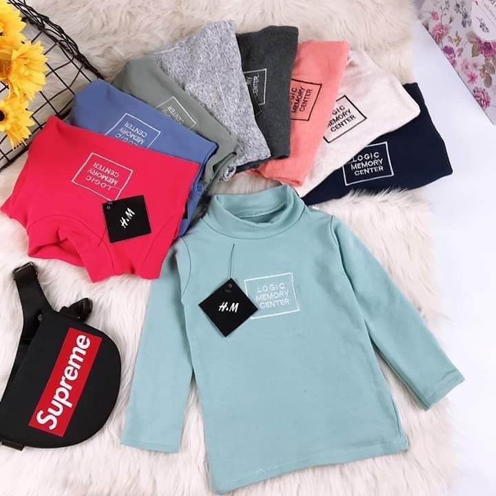 Combo 3 Áo Nỉ cổ 3 phân đủ màu ẢNH THẬT