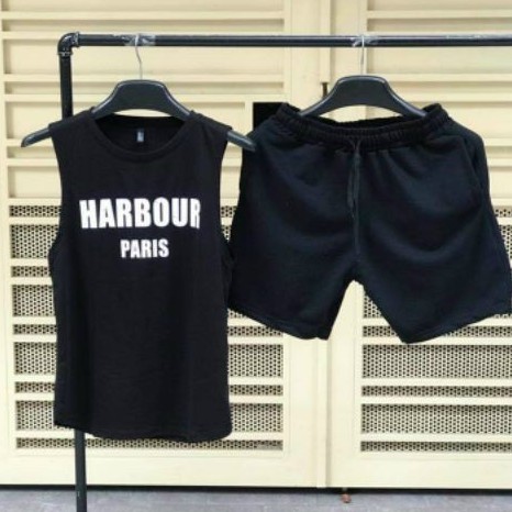 BỘ BA LỖ THỂ THAO PARIS VẢI THUN LẠNH SIÊU MÁT TẬP GYM, SET BỘ ĐÙI NAM VÀ ÁO THUN BA LỖ CAO CẤP CỰC CHẤT 1KENZ