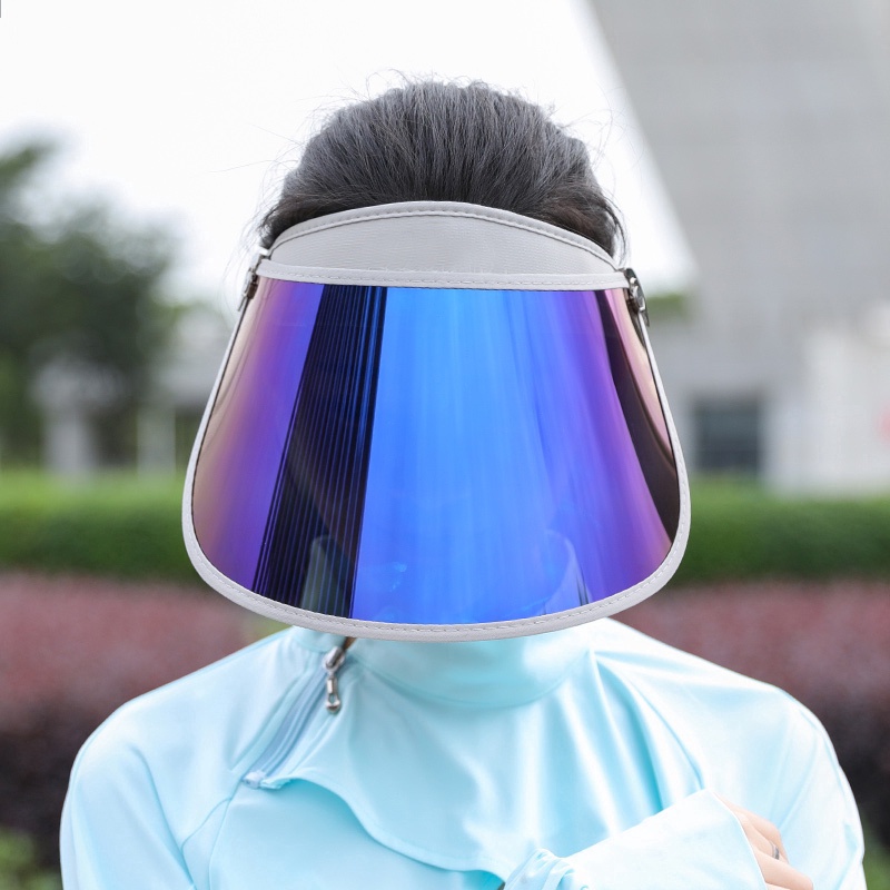 Mũ Gương Che Nắng / Tia UV / Tia UV Hình Giọt Nước Thời Trang Đi Biển Mùa Hè Cho Nam Và Nữ