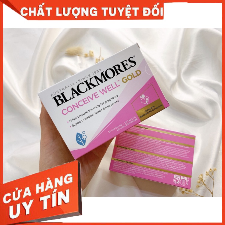 Tăng thụ thai Blackmores Conceive Well Gold Úc - bổ trứng