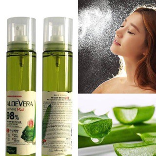 Xịt khoáng gel lô hội nha đam Aloe Vera Soothing Mist 98%