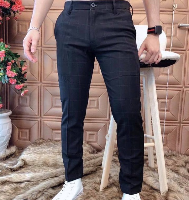 Quần tây âu nam kẻ sọc cao cấp | BigBuy360 - bigbuy360.vn