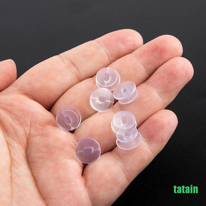 Set 25 Nút Nhựa Trong Suốt Dùng Làm Trang Sức Diy