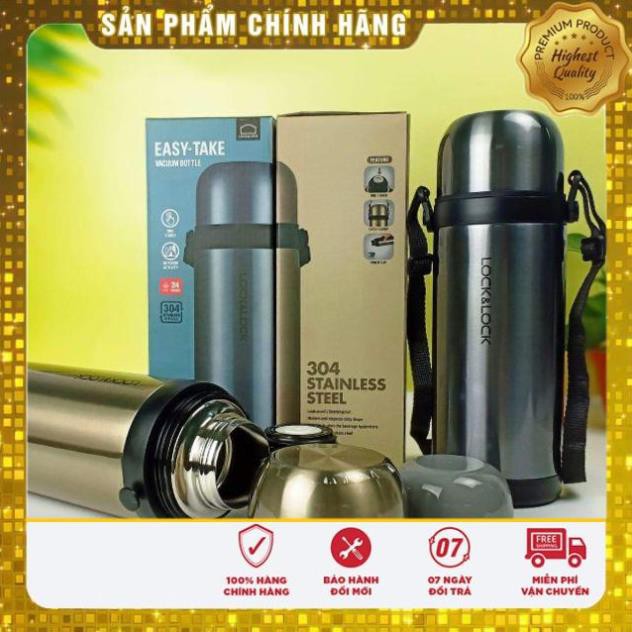 [HÀNG CAO CẤP CHÍNH HÃNG] Bình đựng nước giữ nhiệt 1000ml Lock & Lock LHC1439, ủ trà nóng, có nắp uống /HCH007