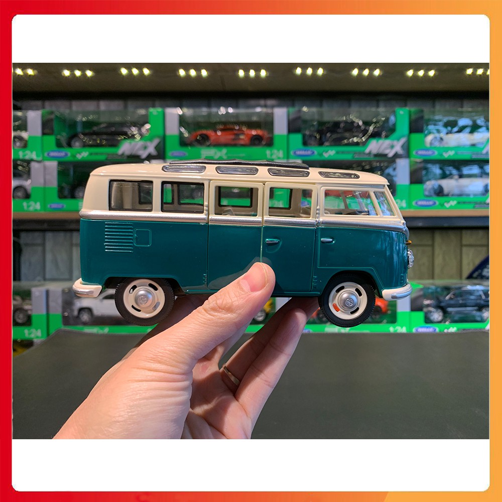 [Mã LIFEXANH03 giảm 10% đơn 500K] Mô hình xe Volkswagen T1 Bus 1963 Tỷ lệ 1:24 hãng MZ