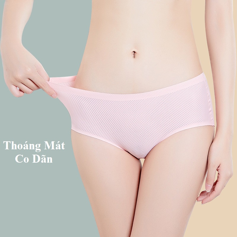 Quần lót nữ đúc su thun lạnh thông hơi không đường may cao cấp 850