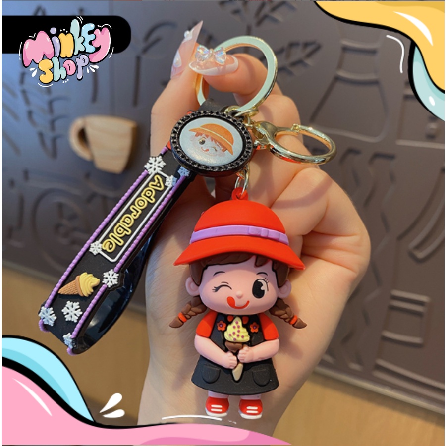 Móc Khóa Đẹp Hình Bé Adorable Dễ Thương phụ kiện Túi Xách -Minkey