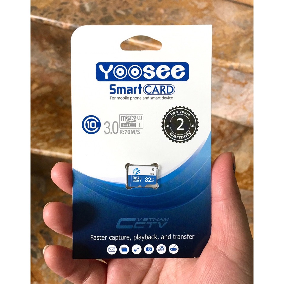 [Quay video 4K] Thẻ nhớ microSD Yoosee Extreme Plus 128GB - Hàng chính hãng