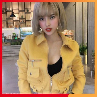 Bán sỉ Áo khoác da lộn nữ loại 1 0