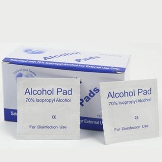 2 hộp Bông tẩm cồn Alcohol Pads 100 miếng - SP106