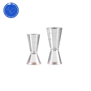 Ly đong định lượng jigger nhựa / zic đong nhựa