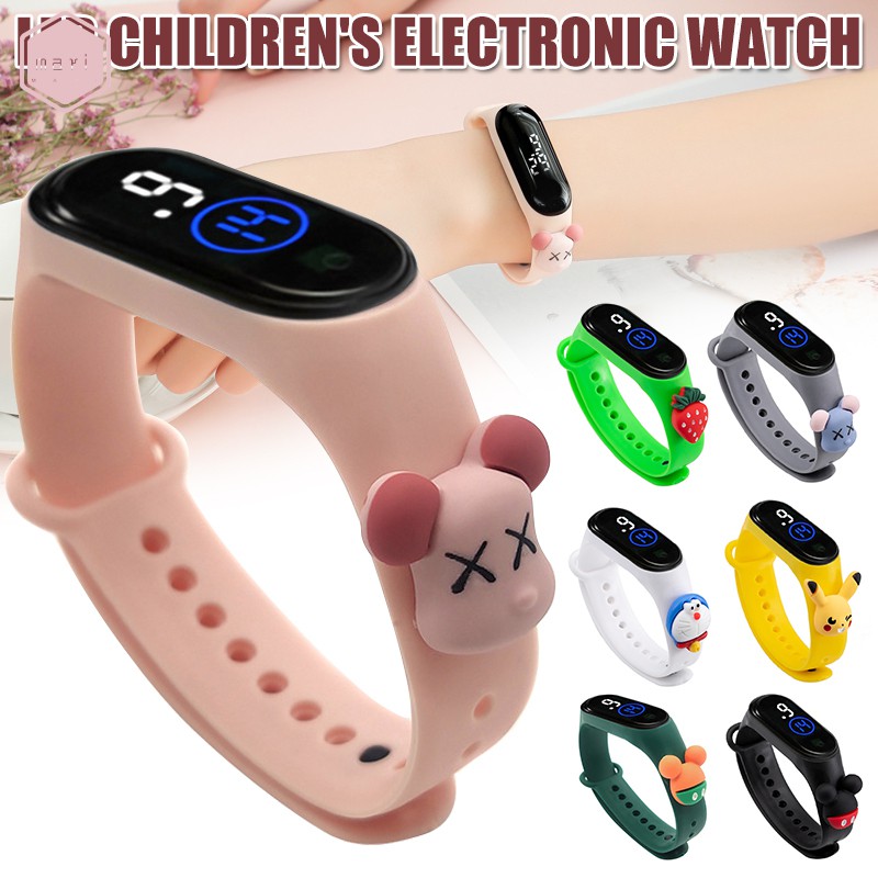 Đồng Hồ Thể Thao Điện Tử Chống Nước Có Đèn Led Dành Cho Bé Trai Và Bé Gái