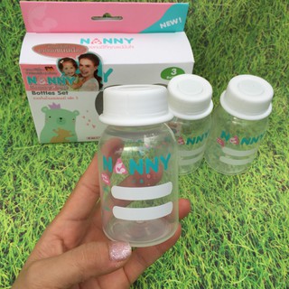 Bộ 3 bình trữ sữa Nanny Thái Lan