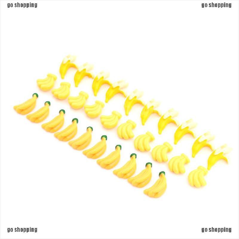 {go shopping}5pcs lovely Resin Banana Flatback Scrapbooking For DIY Phone Scrapbooking Craft