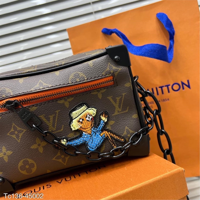 Túi đeo chéo L.V Mini Soft Trunk Sc full box - Túi chéo nam cao cấp
