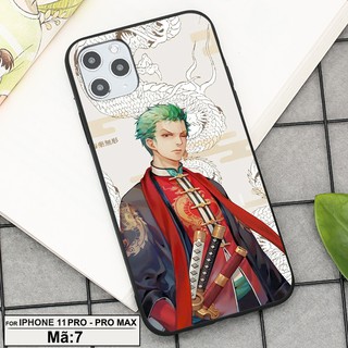 💎 SIÊU HOT 💎 Ốp Kính Iphone 11 Pro Max - Iphone 11 Pro - Iphone 11 in hình nhân vật ONE PICE siêu chất