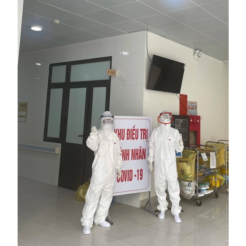 Bộ quần áo bảo hộ 3M 4510 cấp độ 4 chống hoá chất, chống bụi độc hại .Size M