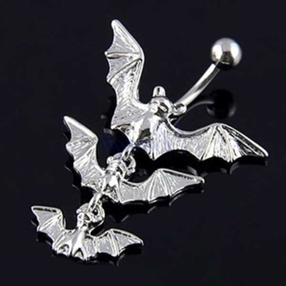 Khuyên rốn hình dơi bằng thép y tế