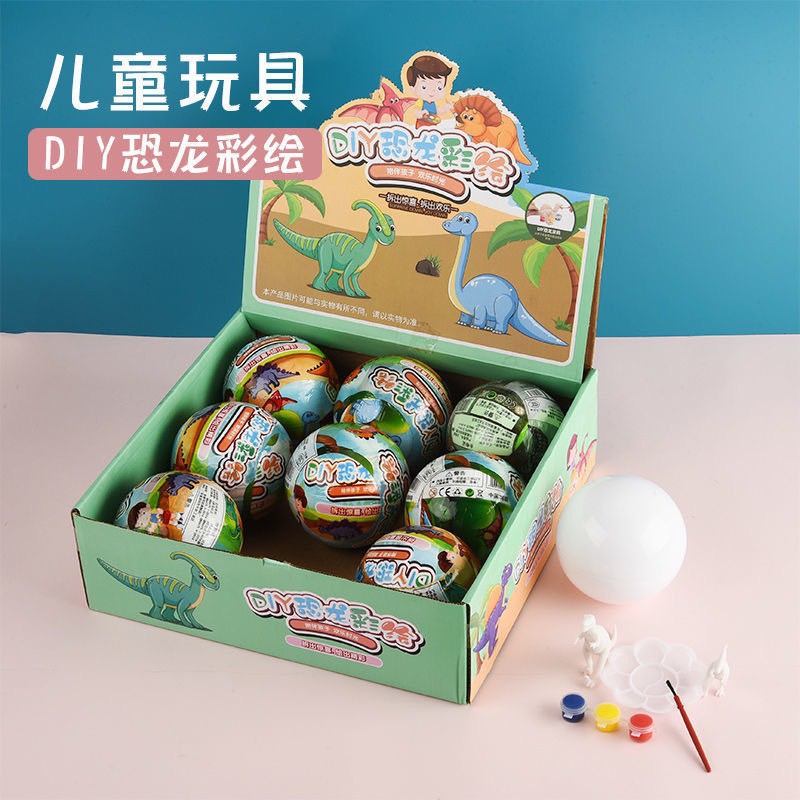 Đồ chơi trứng tô màu khủng long nhiều màu cho bé