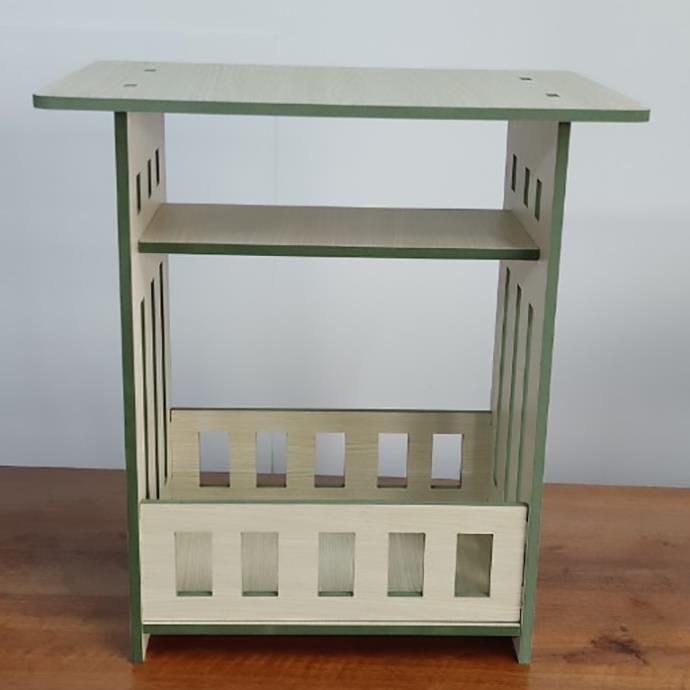 Kệ đầu giường bàn trà gỗ PVC phù hợi mọi không gian trong nhà ngoài trời KB