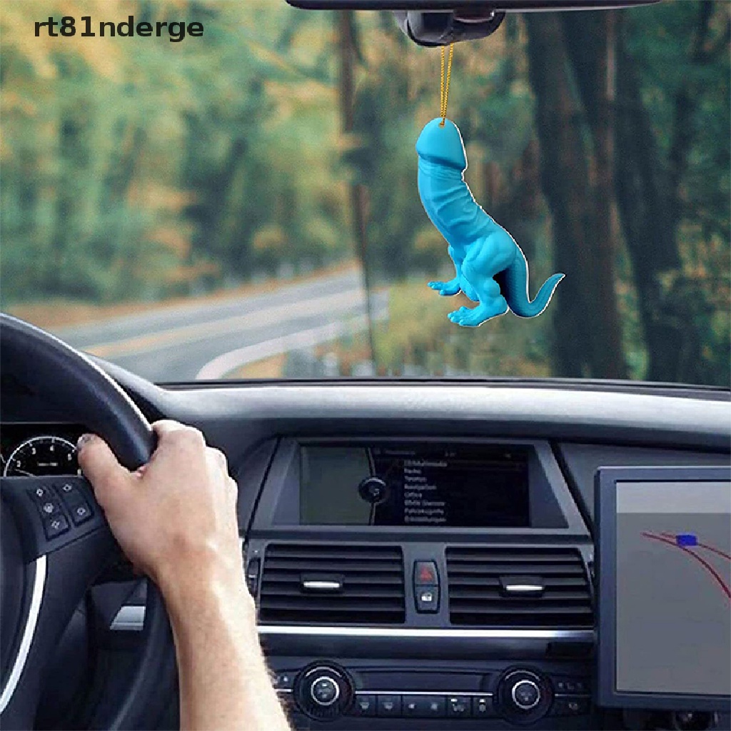 【ge】 New Handmade Ding Ding Dinosaur Pendant Dinosaur Figurine Car Home Decor .