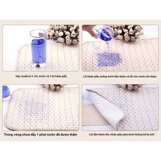 Thảm Lót Chống Thấm Hữu Cơ Tự Nhiên Tuyệt Đối An Toàn Cho Trẻ