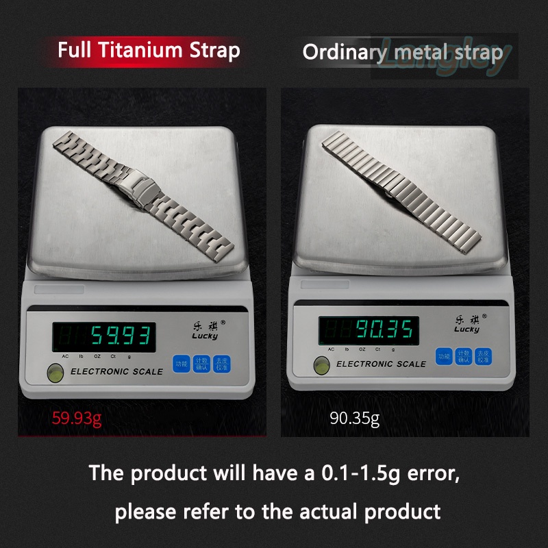 Dây Đeo Đồng Hồ Bằng Titan 22mm Cho Huawei GT2 GT3 Pro 46mm Samsung Watch 3 45mm S3 Light