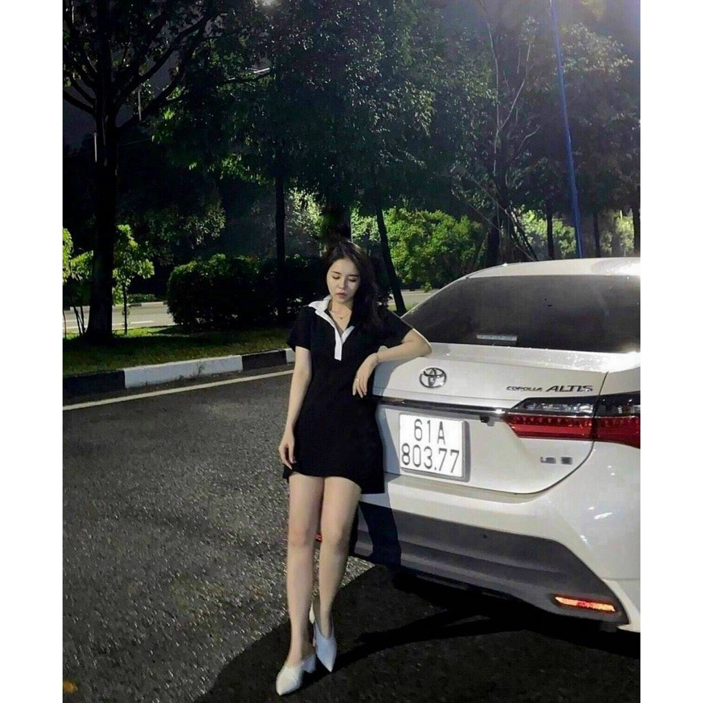 Đầm Body SANJOLI Váy Dự Tiệc Nữ Cổ Polo Thắt Eo Chất Thun Suông Thiết Kế Ôm Dáng Sexy Phong Cách Tiểu Thư Bigsize VD024 | BigBuy360 - bigbuy360.vn